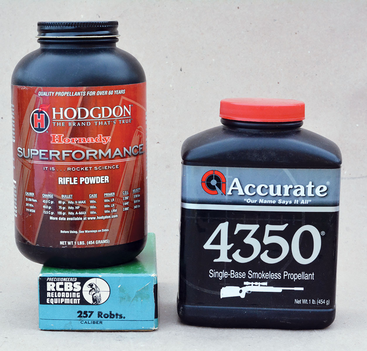 Hodgdon Superformance and A-4350 powders are excellent choices for 257 Roberts +P data.